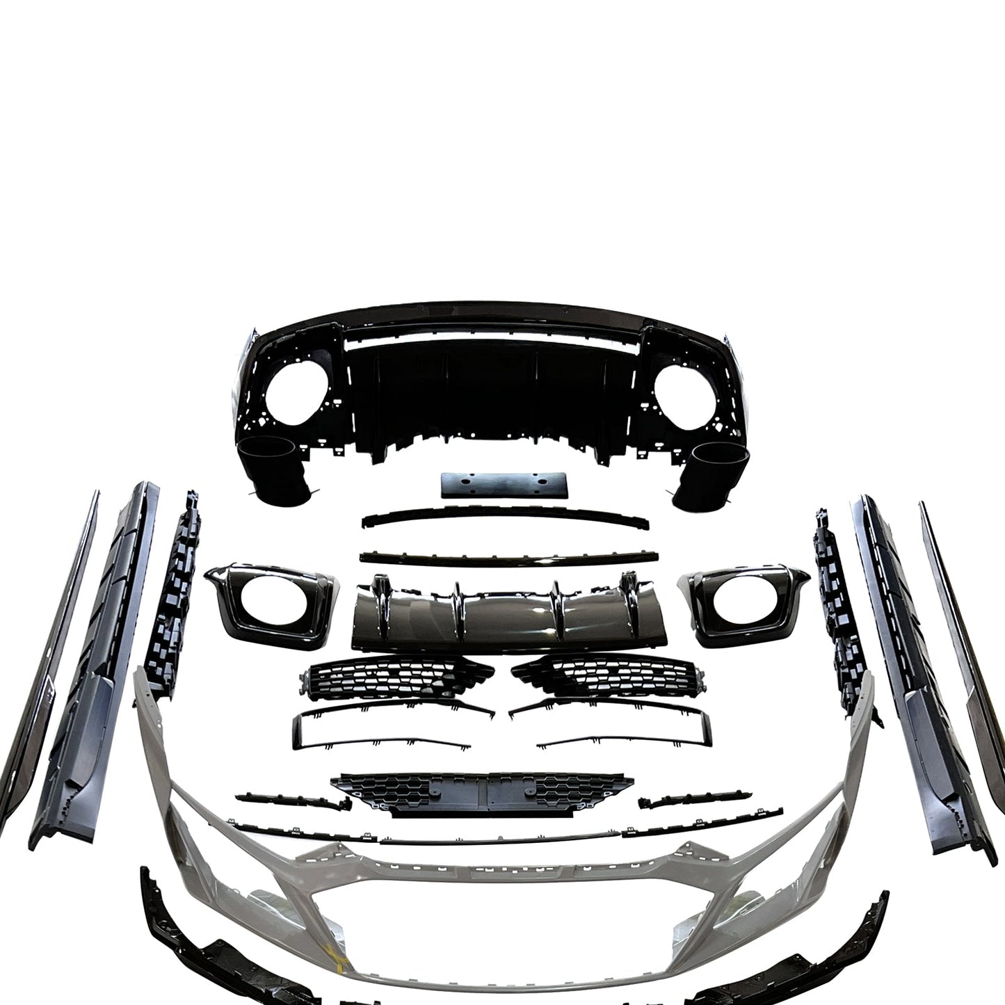 Kit carrozzeria paraurti in fibra di carbonio per Audi R8 4S 2016-2020, compatibile con modelli dal 2021 al 2024.
