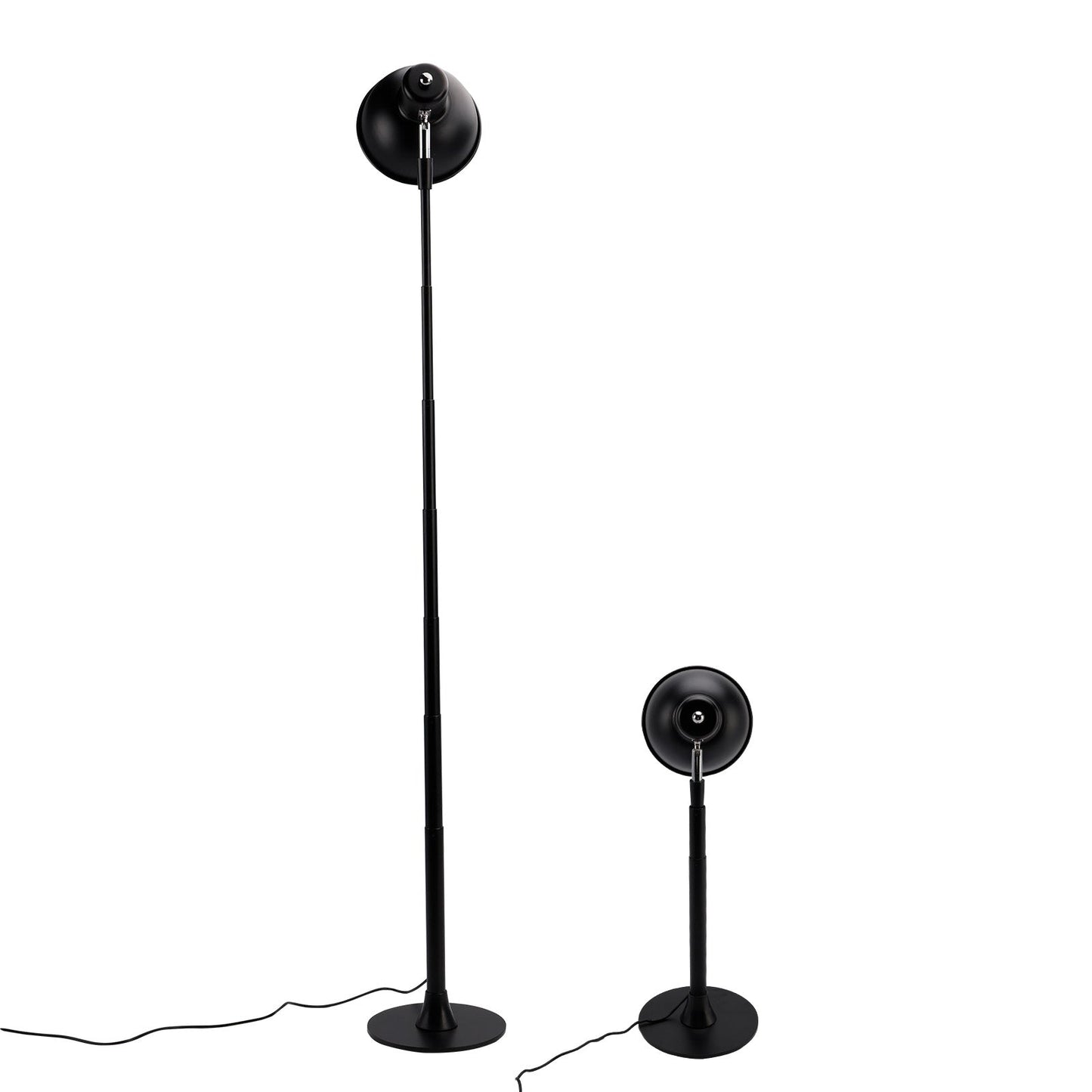 Lampada da terra e da tavolo a LED regolabile in noce, dimmerabile per camera da letto/ufficio, 3 colori