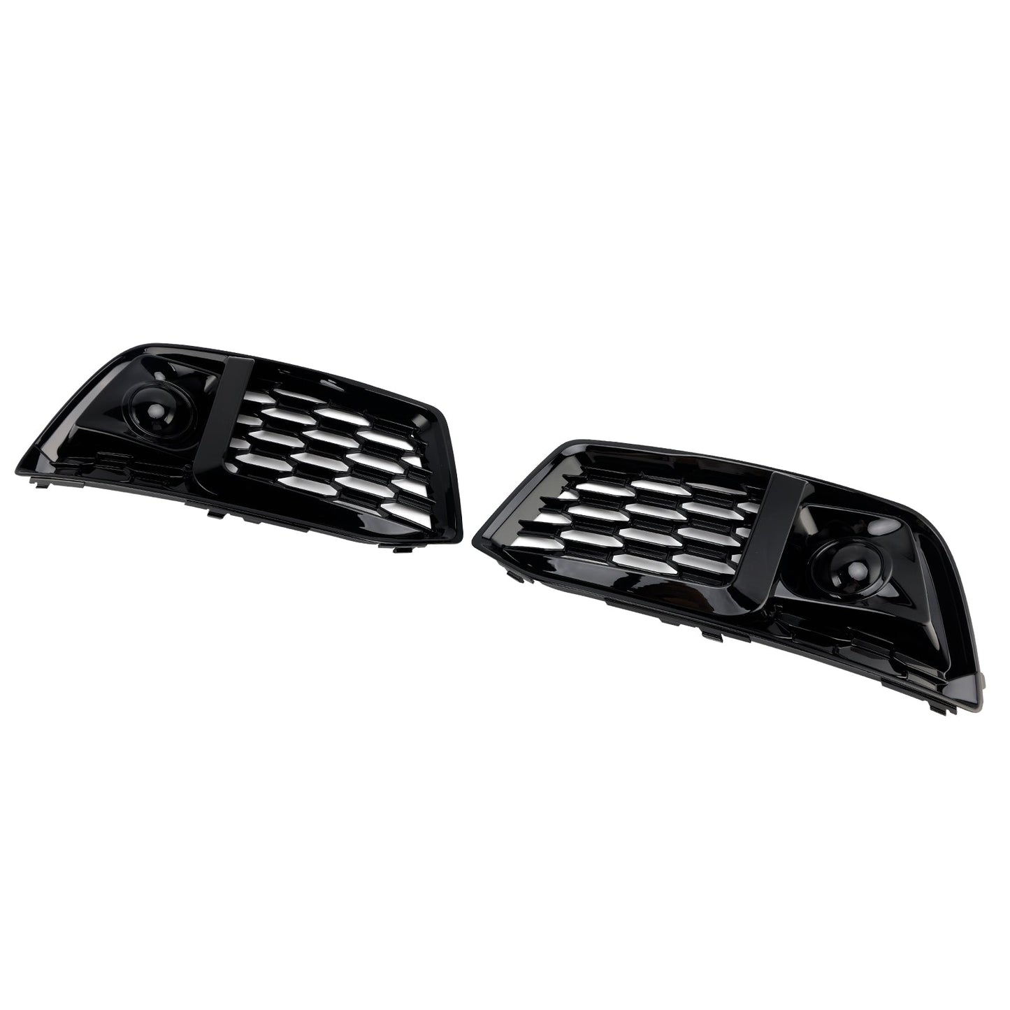 2018-2022 Adatto ad Audi Q5 2PCS Copertura paraurti anteriore Griglia Griglia Inserto cornice con ACC