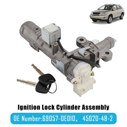 Cilindro di accensione con serratura per Lexus RX350 3.5L, anni 2007-2009, con 2 chiavi, codice 69057-0E010.