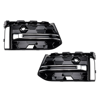 Griglia fendinebbia paraurti anteriore Audi A6 C8PA S-Line S6 2023+, finitura nera cromata