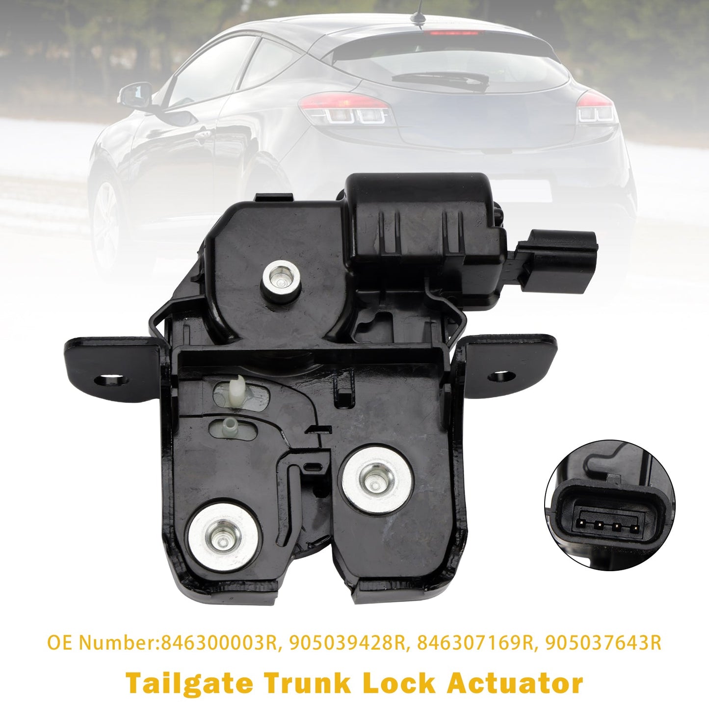 Attuatore di bloccaggio del portellone posteriore 905039428R per Renault Twingo II Megane III