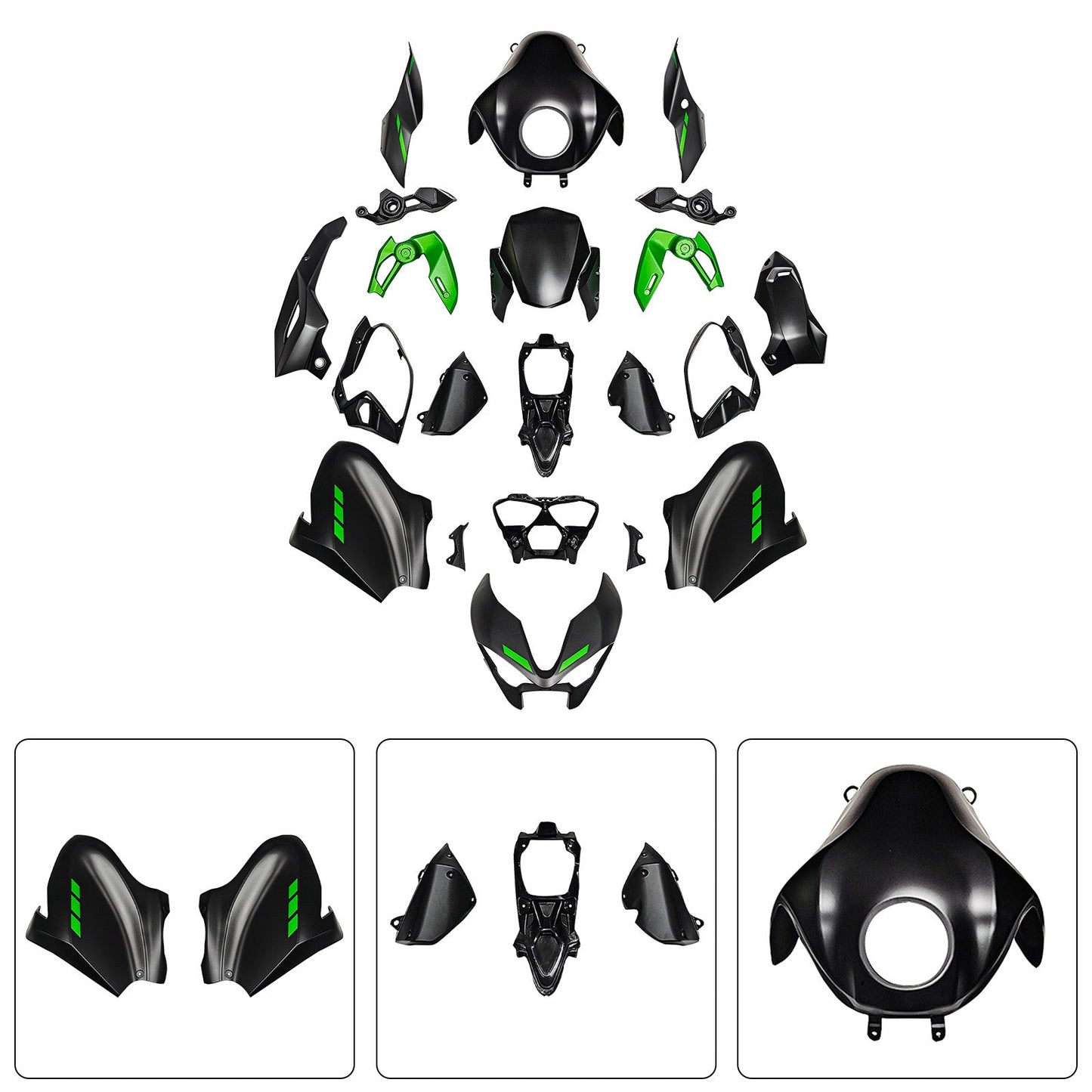 Kit di carene stampate a iniezione per Kawasaki Z900 2025-2026