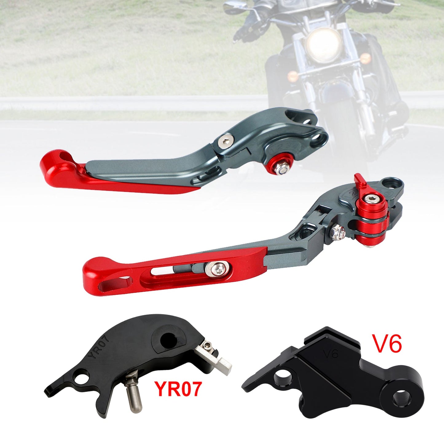 Leva freno frizione regolabile adatta per YAMAHA XSR900 XSR900GP MT-09 2024-2025