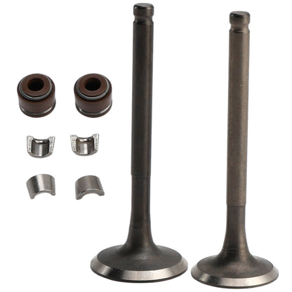 Kit valvole di aspirazione e scarico da 65 mm per GY6 125cc Baotian Benzhou Rex Znen Lifan 125