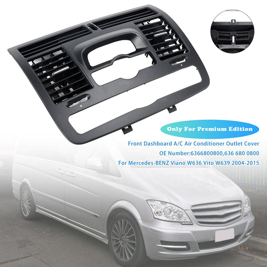 Bocchetta dell'aria centrale del cruscotto AC per Mercedes-Benz W639 Vito Viano 04-15