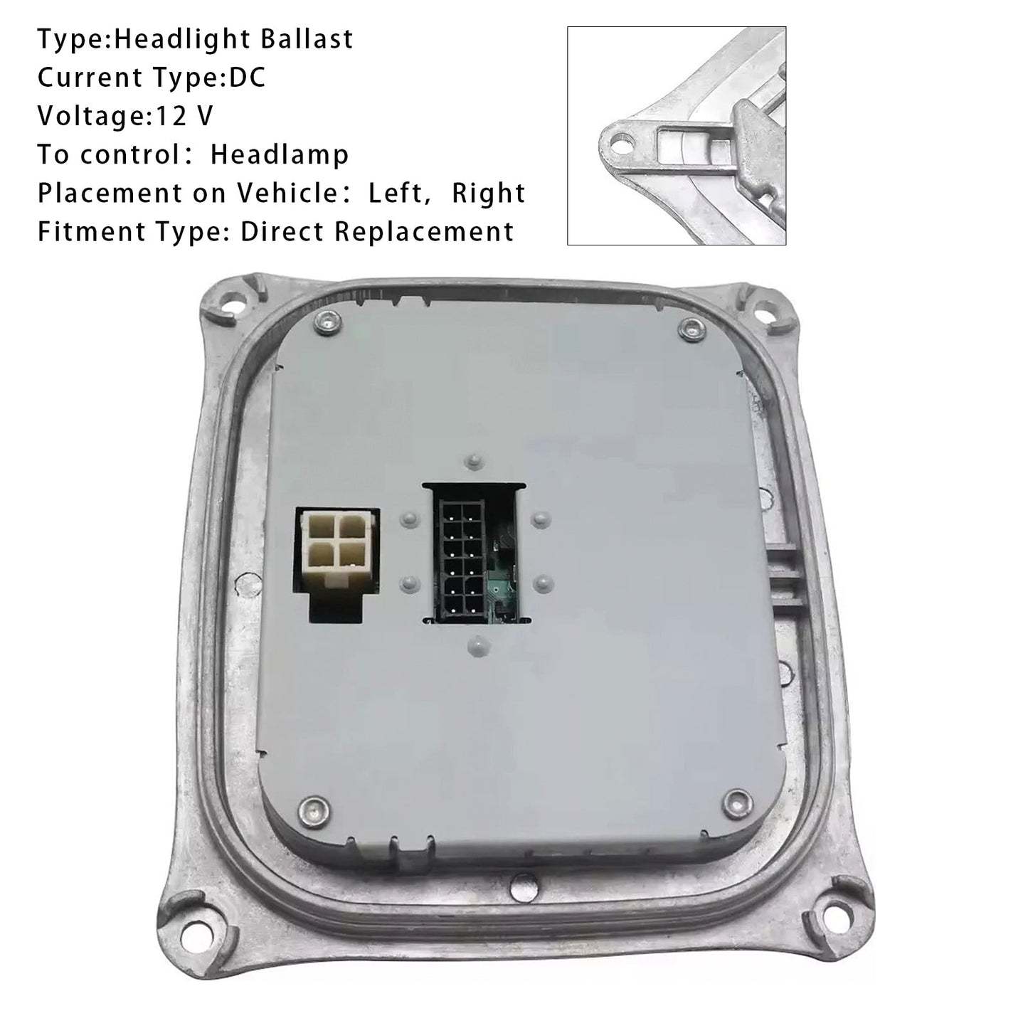 Modulo fari Land Rover Range Sport L322 2010-2012, unità di controllo dell'illuminazione adattiva 1307329241
