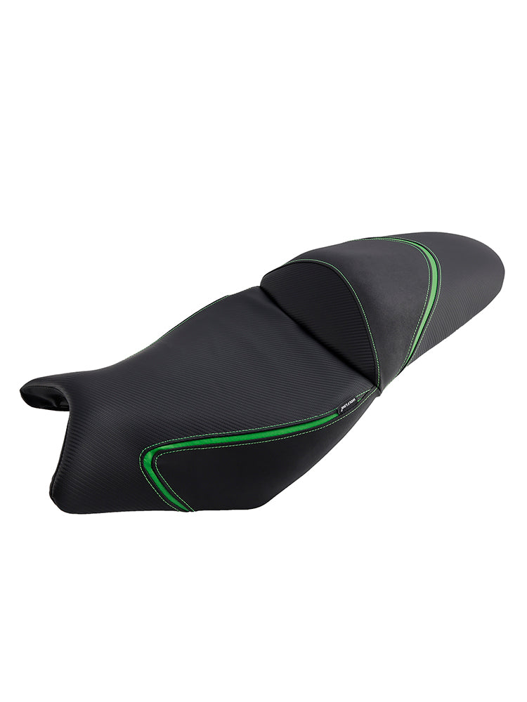 Sella passeggero completa con cuscino Kawasaki Versys650 2022-2024, verde