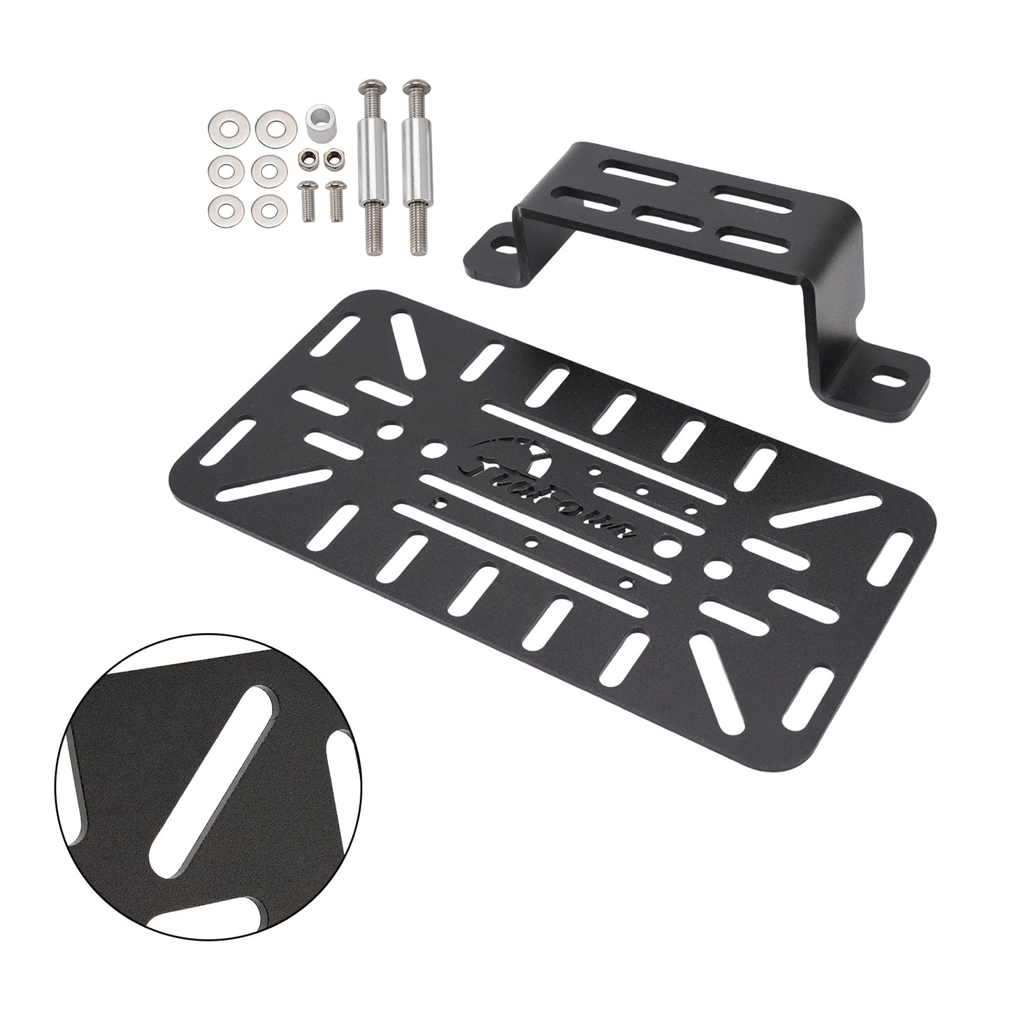 Supporto per borsa laterale per portapacchi CFmoto 450MT 2024-2025, nero, destro