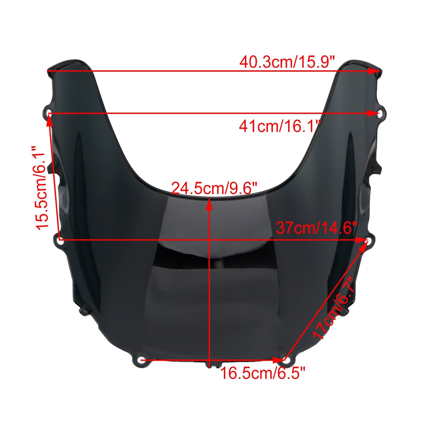 Parabrezza Yamaha XSR900 GP 2024-2025 Parabrezza + staffa
