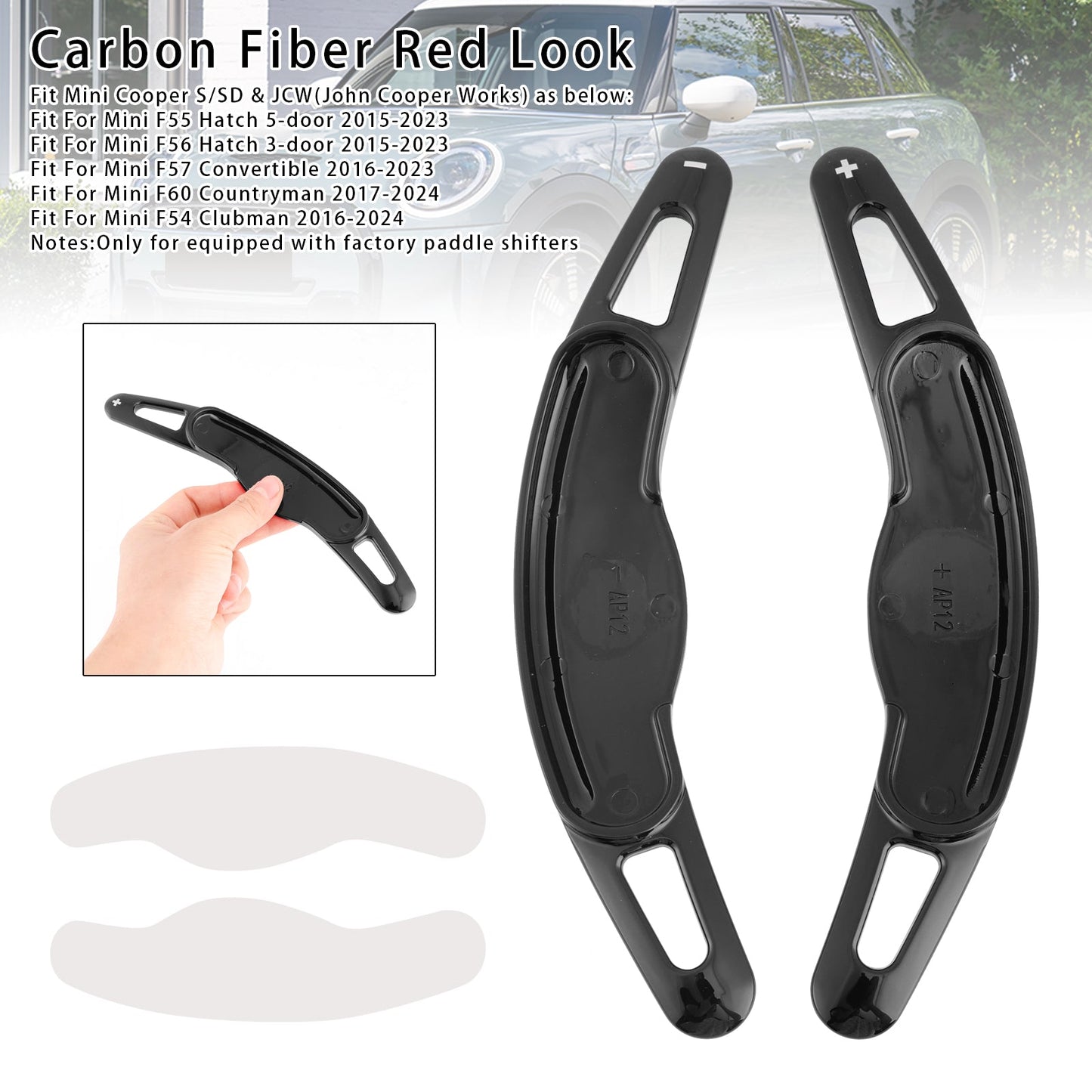 Estensione del cambio al volante per Mini F54 F55 F56 F57 F60 2014-2022