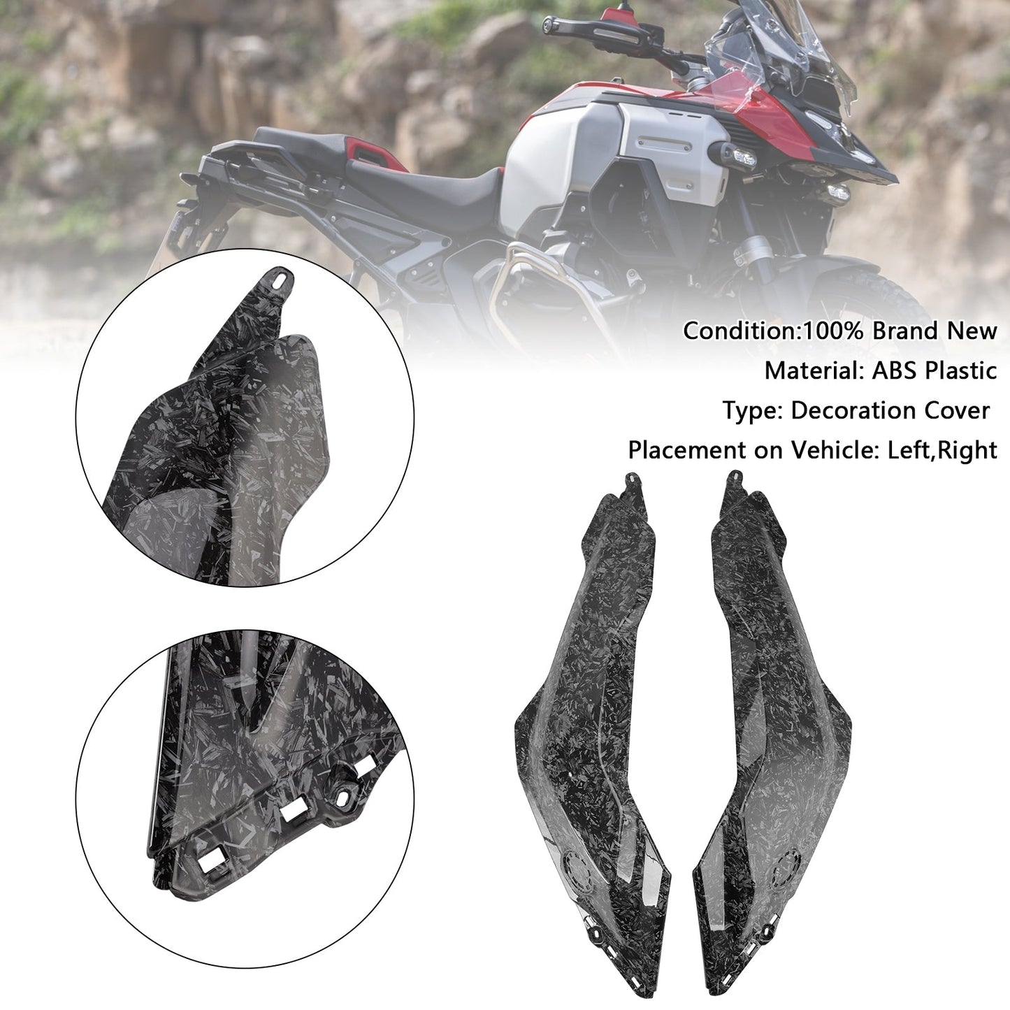 Carenatura del pannello di copertura del telaio del serbatoio laterale BMW R1300GS 2024-2025
