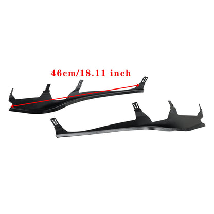 Coppia set di strisce di copertura faro superiore L+R per BMW 3 E46 COUPE CABRIO LCI