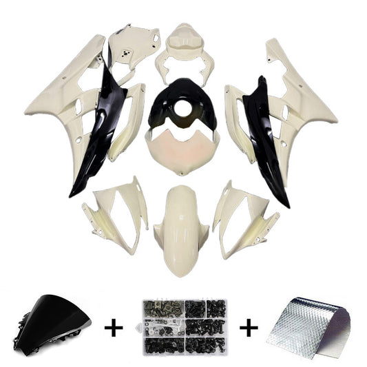 Kit carenatura iniezione plastica ABS per Yamaha YZFR6 YZF-R6 2006-2007