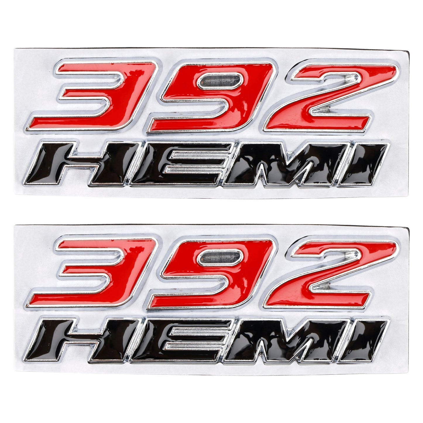 2 emblemi adesivi laterali 3D per parafanghi 392 Hemi per badge Challenger Charger