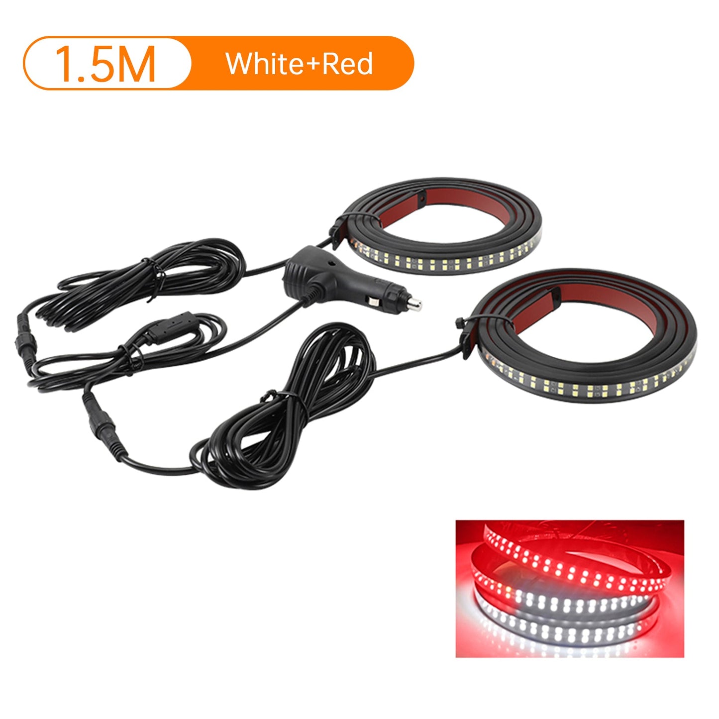 Strisce luminose a LED bicolore per pedane laterali per pick-up