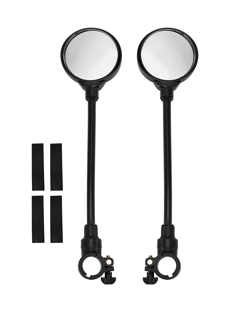 Specchietto retrovisore per manubrio bici con ampio angolo di visione regolabile e girevole, confezione da 2