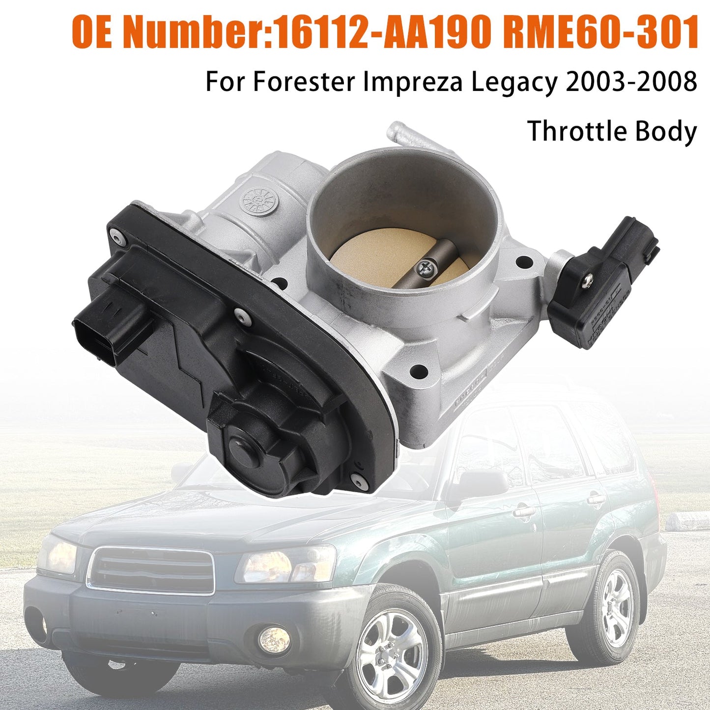 Corpo farfallato per Subaru Forester, Impreza e Legacy (2003-2008) 16112-AA190 RME60-301