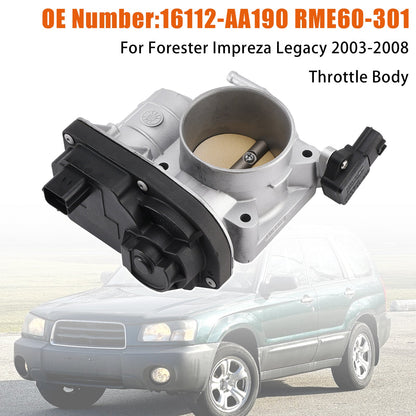 Corpo farfallato per Subaru Forester, Impreza e Legacy (2003-2008) 16112-AA190 RME60-301