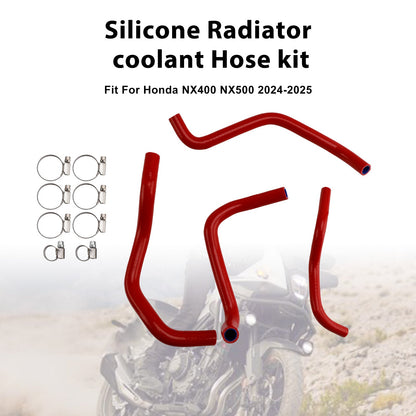 Tubo flessibile in silicone per il liquido di raffreddamento del radiatore di Honda NX400 NX500 (2024-2025)