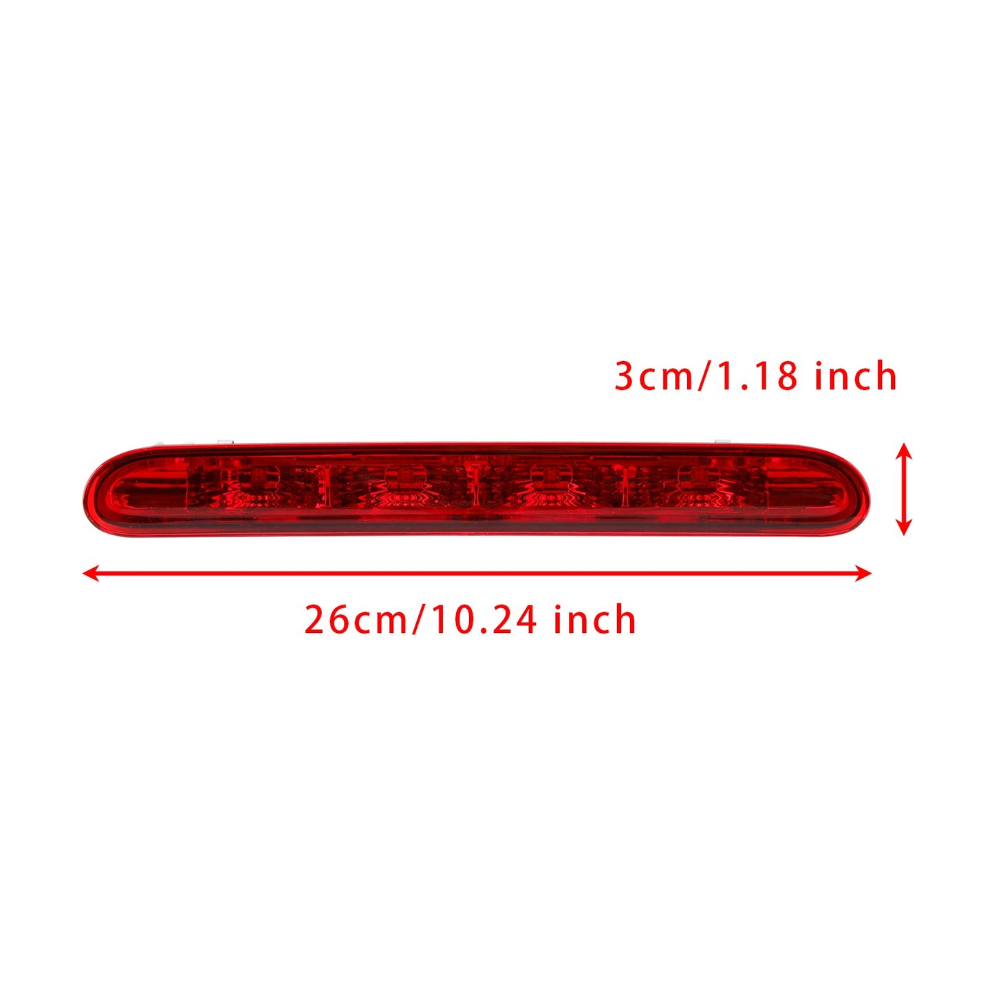 Luce di stop posteriore a LED 9811325980 per Citroen Jumpy Peugeot Expert rossa