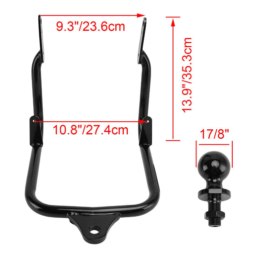 Gancio di traino per rimorchio adatto per Touring Electra Street Glide FLHX 2009-2023 Nero