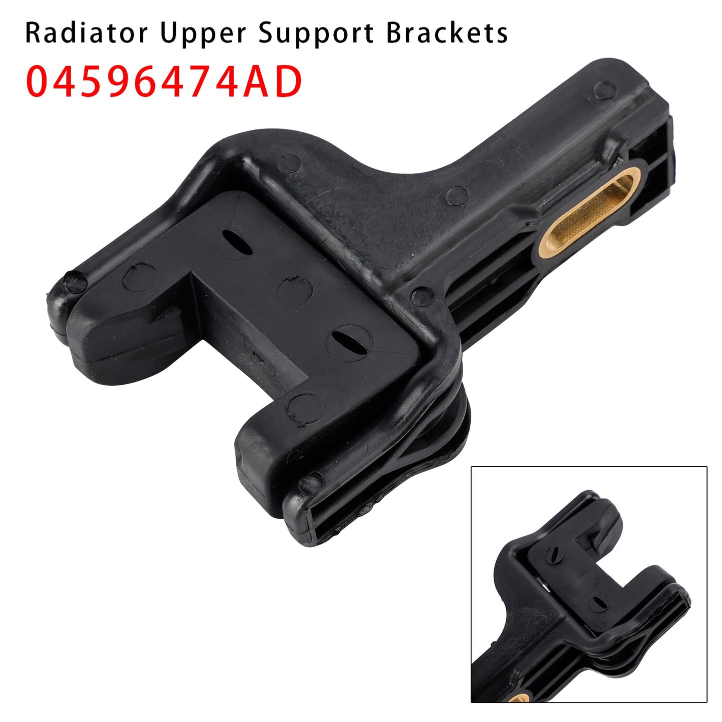 Staffe di supporto superiori del radiatore per Dodge Challenger Chrysler 04596474AD