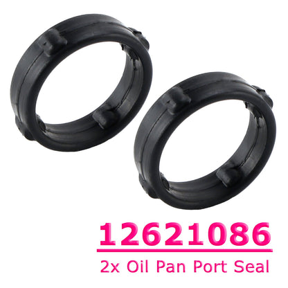 2 guarnizioni per porta coppa olio 12621086 per GM LT1 LT4 L83 L86 L84 L87 L8T 2014+