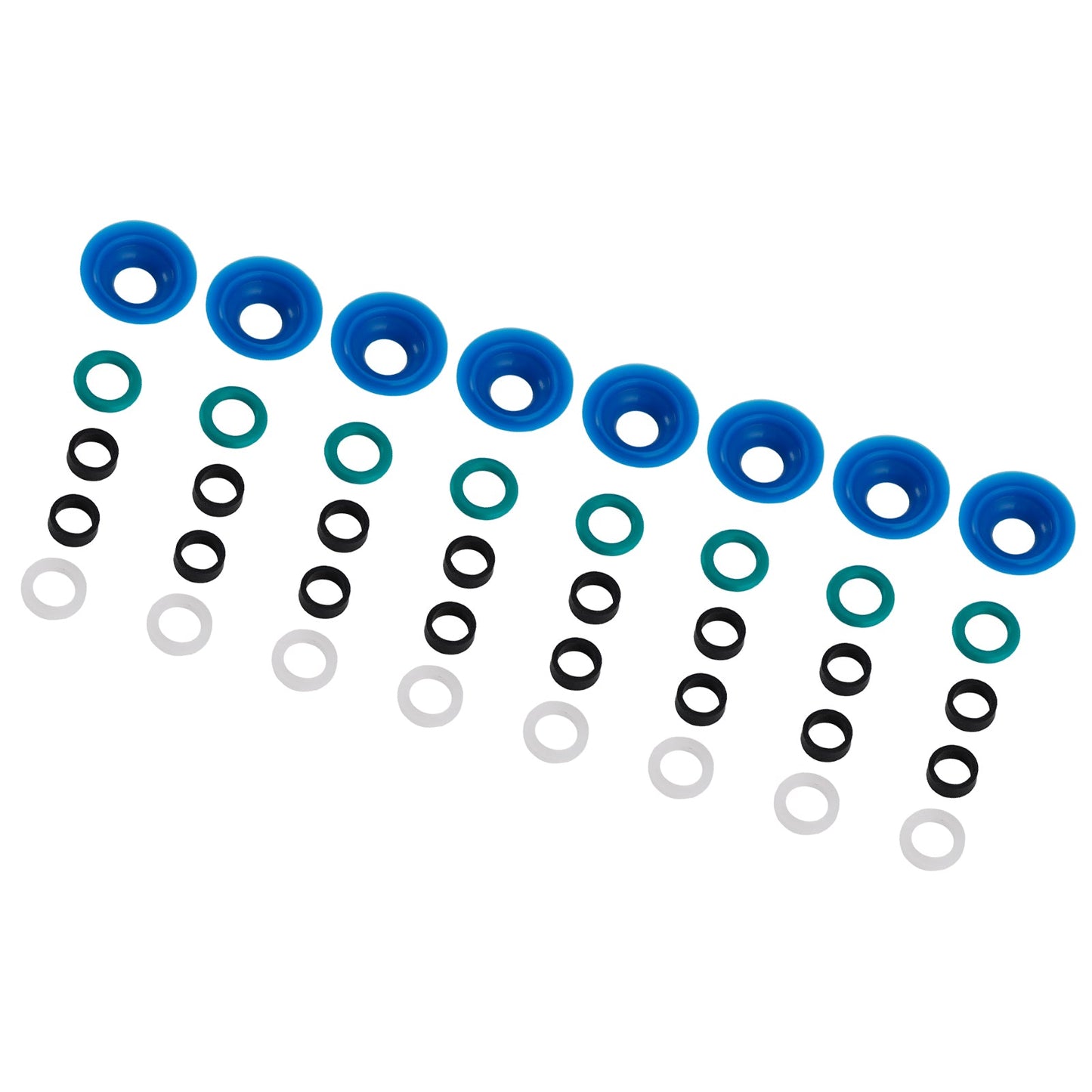 Kit O-ring per iniettore carburante adatto a Chevrolet Silverado 1500 2019-2019, compatibile con Camaro