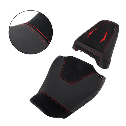 2024-2025 Per Honda Cb650R Cbr650R Parte anteriore inferiore con sedile posteriore conducente passeggero nero2