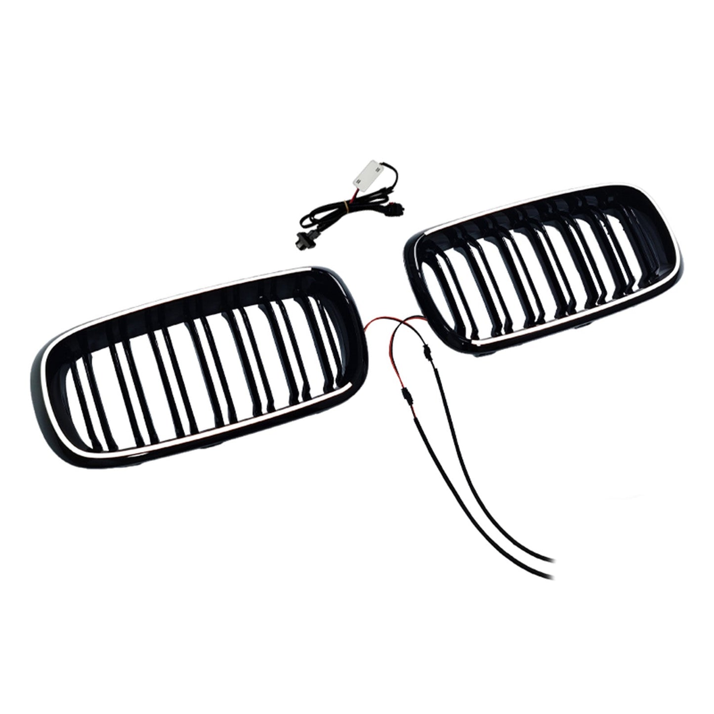 Griglia anteriore a doppio rene con lamelle per BMW X6 F16 35i/35i xDrive/50i xDrive (2014-2018)