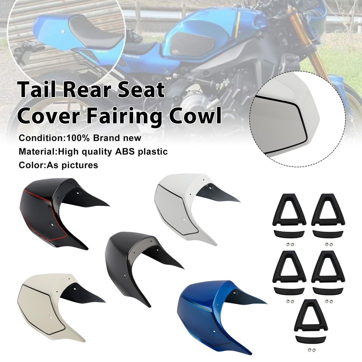 Copertura per carenatura del sedile del passeggero posteriore Yamaha XSR900 2022-2025