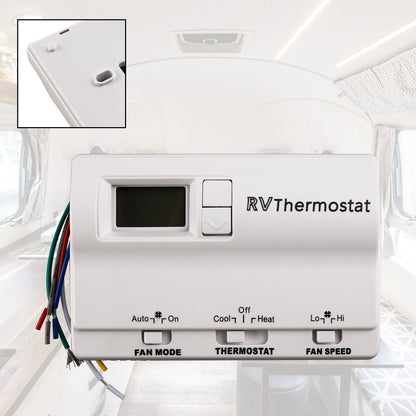 Termostato digitale caldo/freddo di ricambio compatibile con Coleman 83303362 bianco