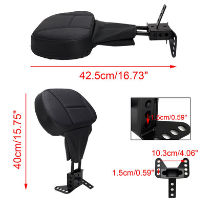 Cuscino per schienale conducente Street Electra Road Glide Road King Tri Glide 1988-2008