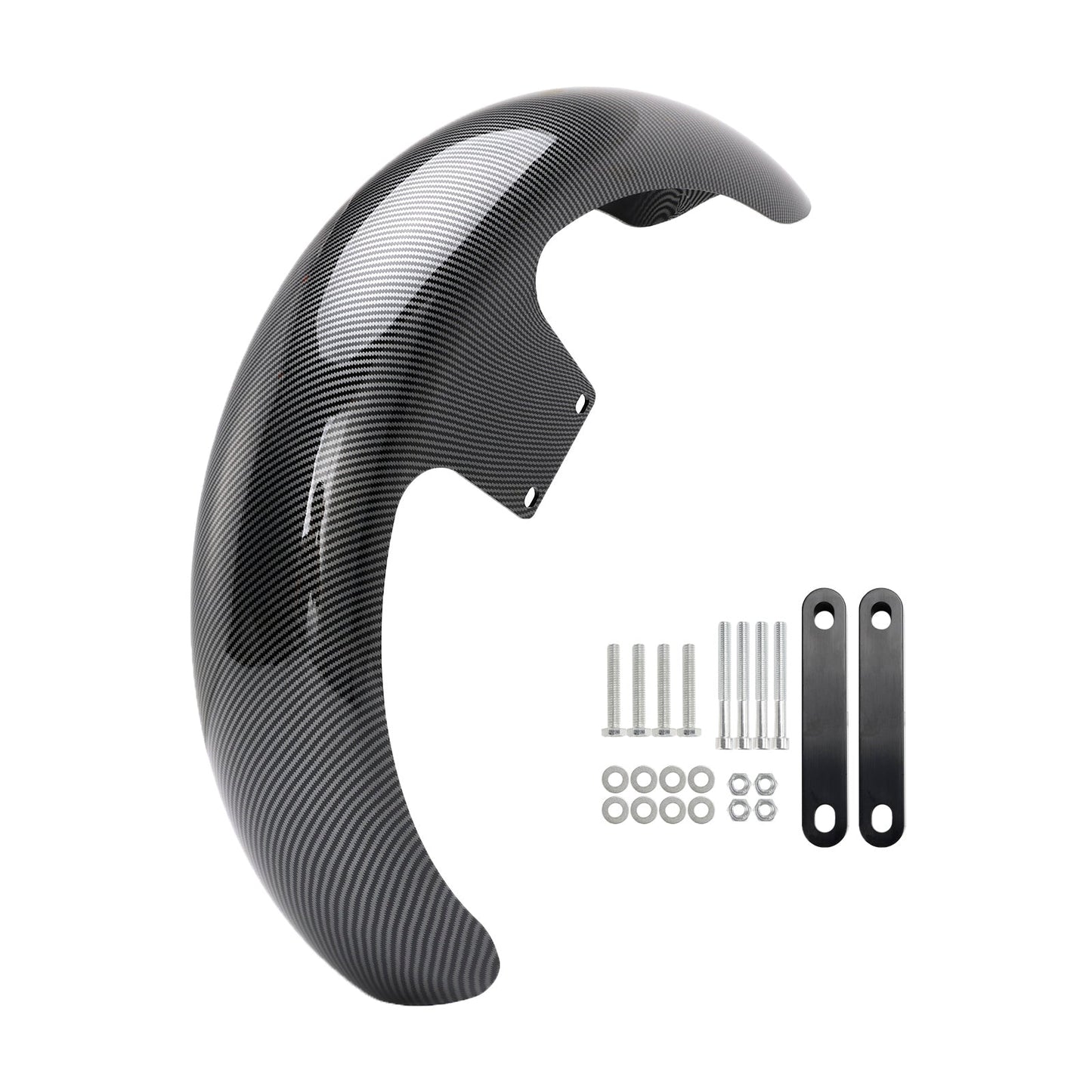 Parafango anteriore avvolgente da 19"" in ABS per Touring Electra Street Road Glide Baggers FLHT FLHR
