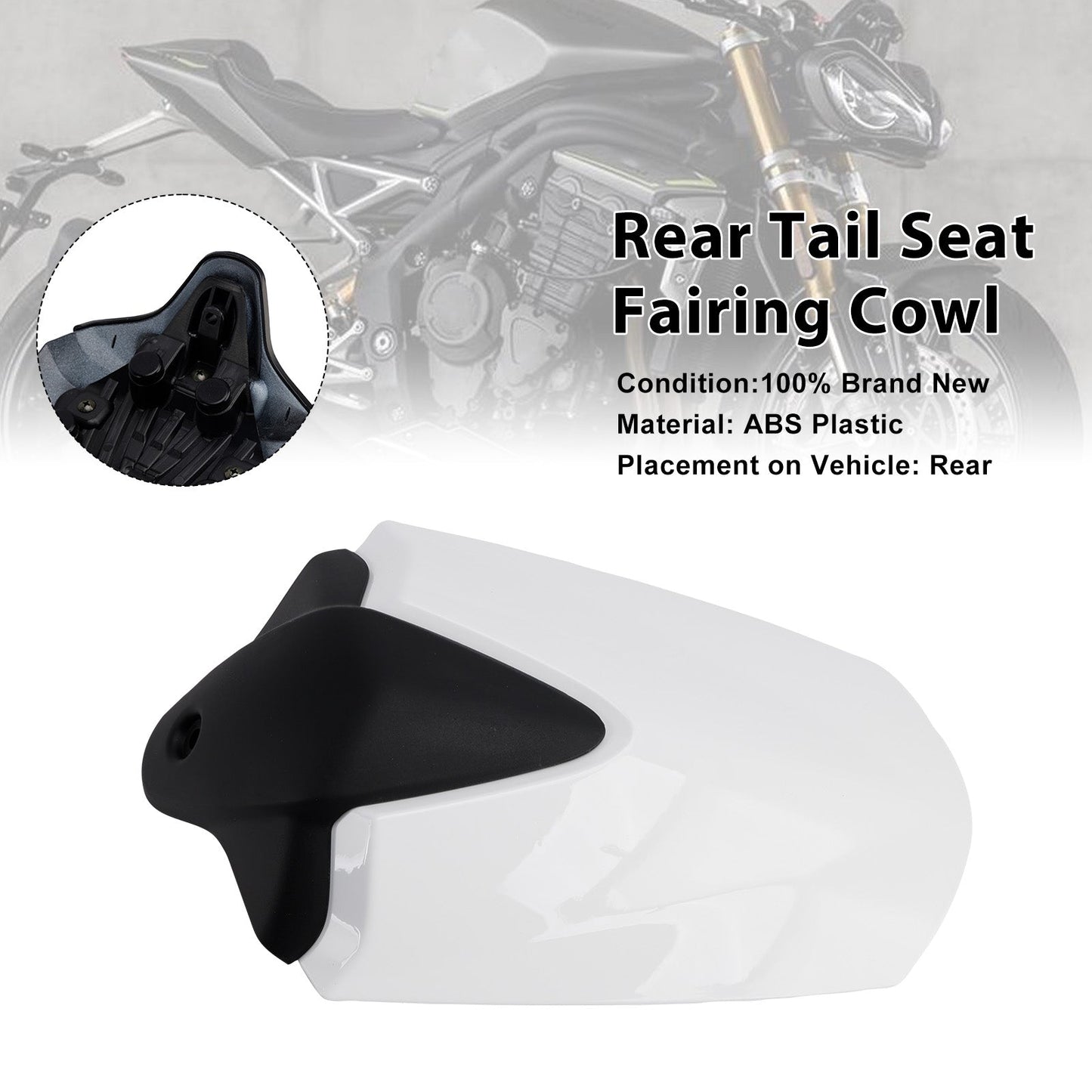 2021-2024 Per Speed Triple 1200 RS Copertura cupolino posteriore sella