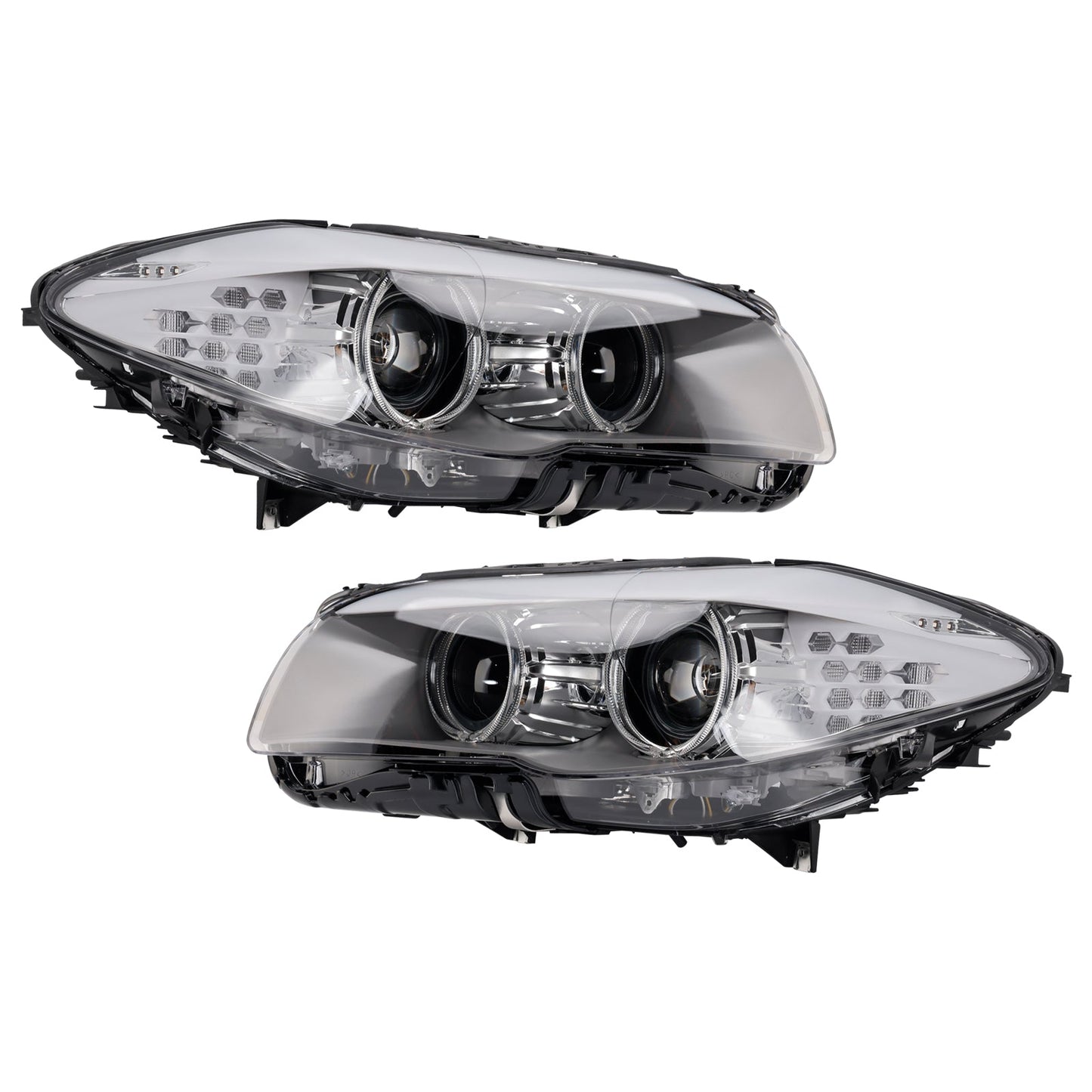 2010-2013 Per BMW Serie 5 F10 Berlina Faro anteriore sinistro+destro Xenon LED DRL SENZA AFS