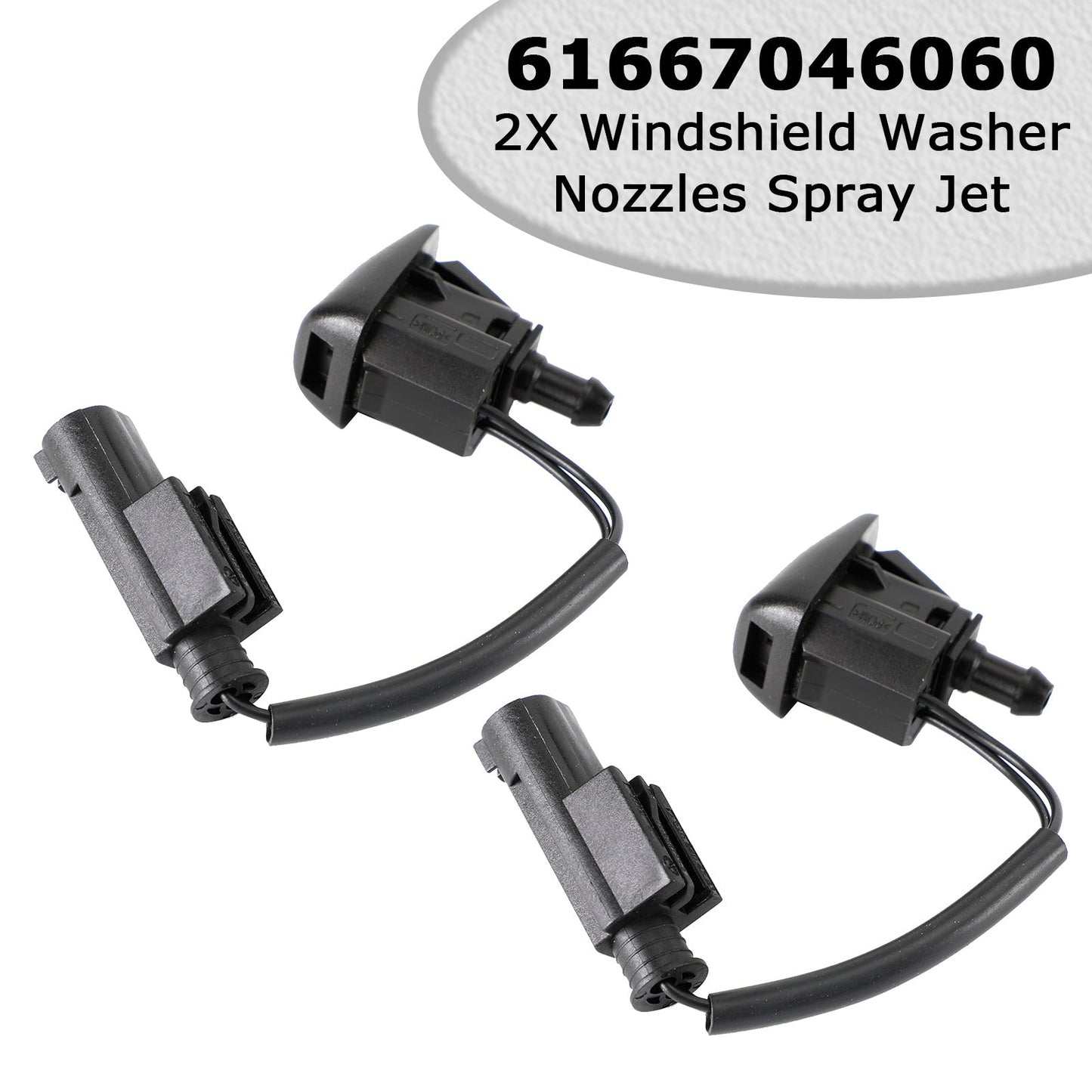 2X Ugello tergicristallo per BMW Serie 5 E60 E61 61667046060