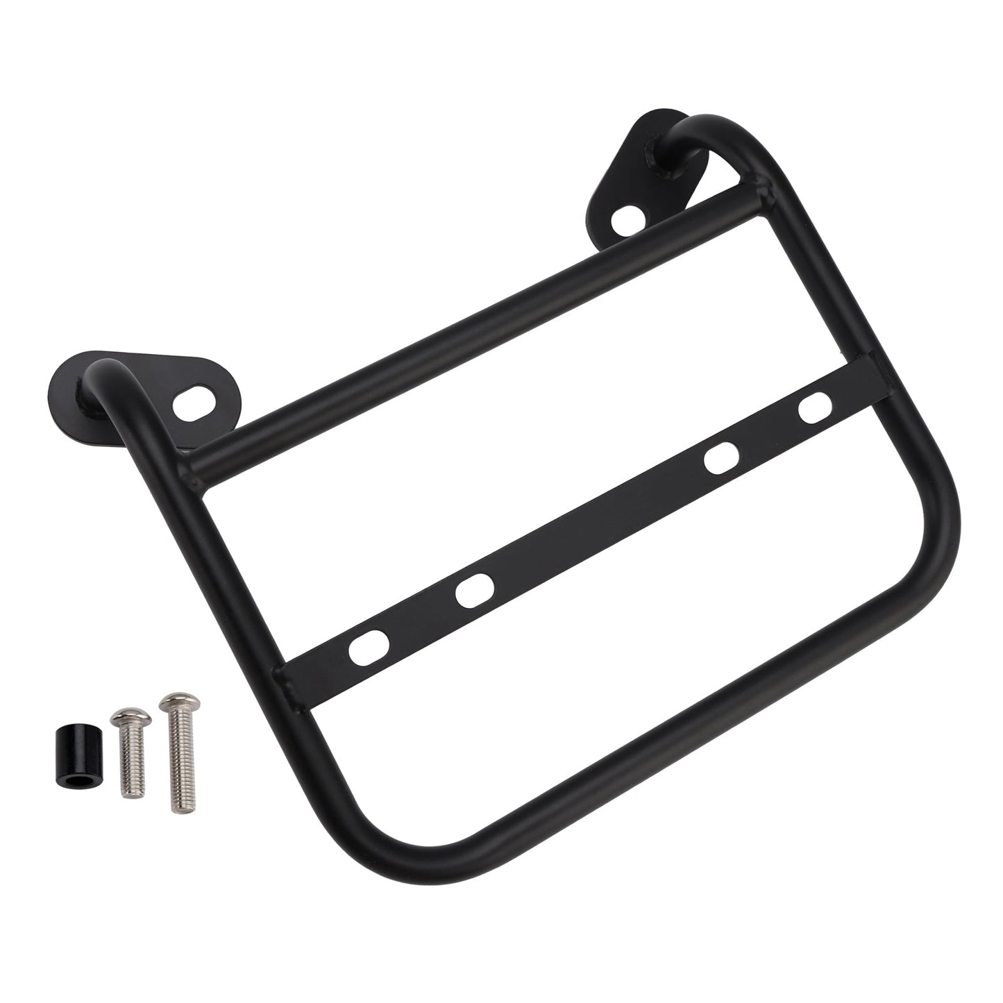 Staffa di montaggio per supporto borsa laterale BMW R12 2024-2025, acciaio nero, sinistra + destra