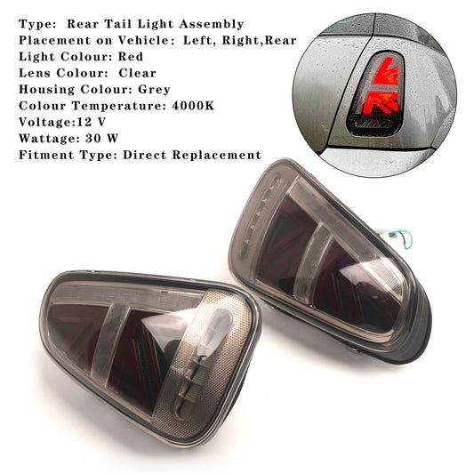 Fanali posteriori a LED con indicatori di direzione per BMW Mini Cooper R50 R52 R53 L&amp;R del 2001, 2002, 2003, 2004, 2005 e 2006