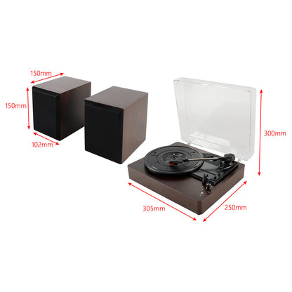 Retro Giradischi decorativo a 3 velocità Split Bluetooth Giradischi in vinile