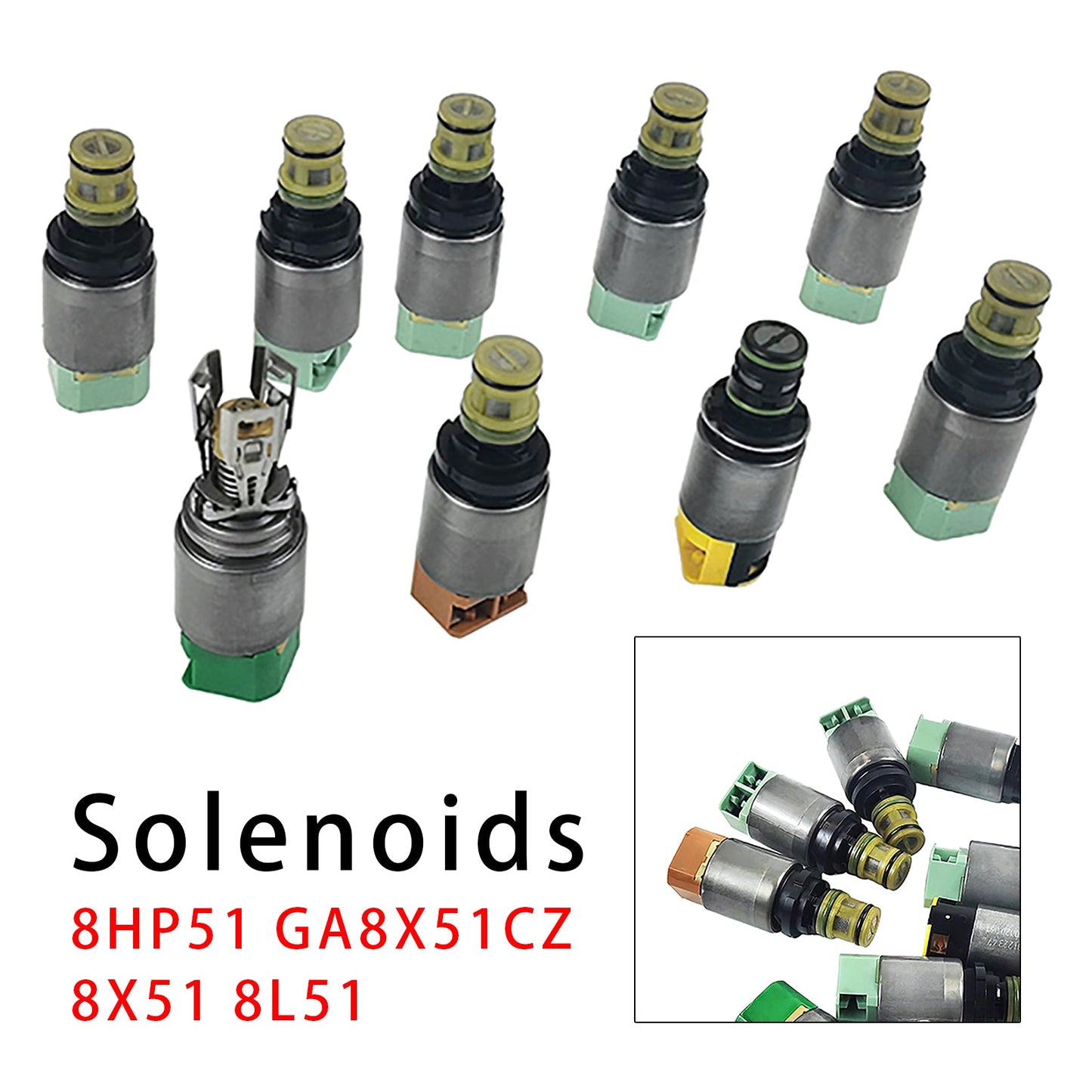 Kit solenoide cambio a 8 velocità per BMW X3M X3 G01 X4 G02 9 pezzi 8X51 8L51