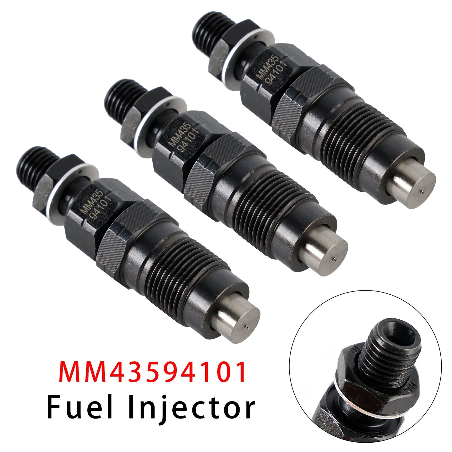 Iniettore di carburante 3 pezzi per motore Mitsubishi L2E L3E S3L S4L S4L2 MM43594101