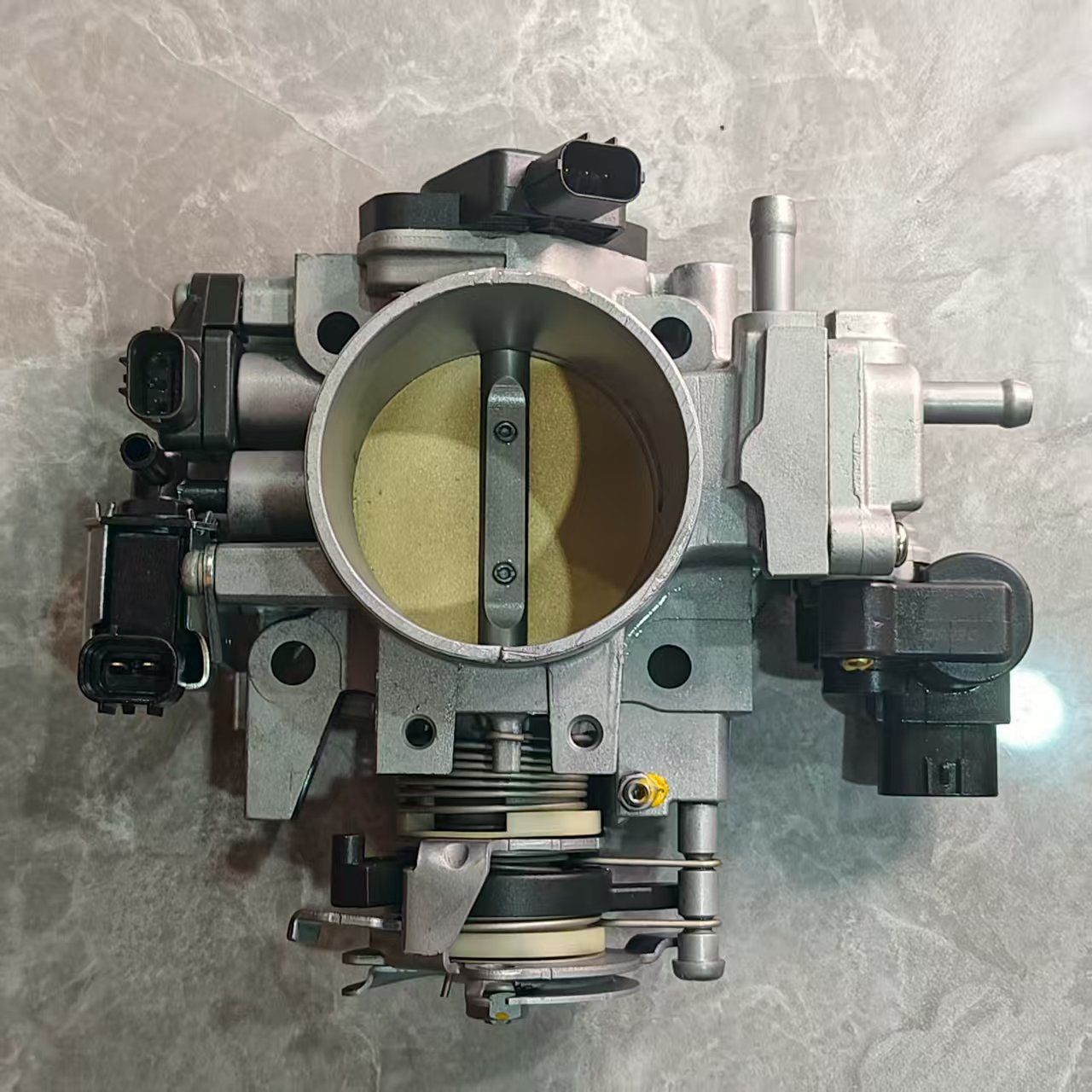 Corpo farfallato con doppi cavi di trazione per Honda CR-V Base Sport Utility 4 porte 2.4L 2002-2003 16400-PPA-A11
