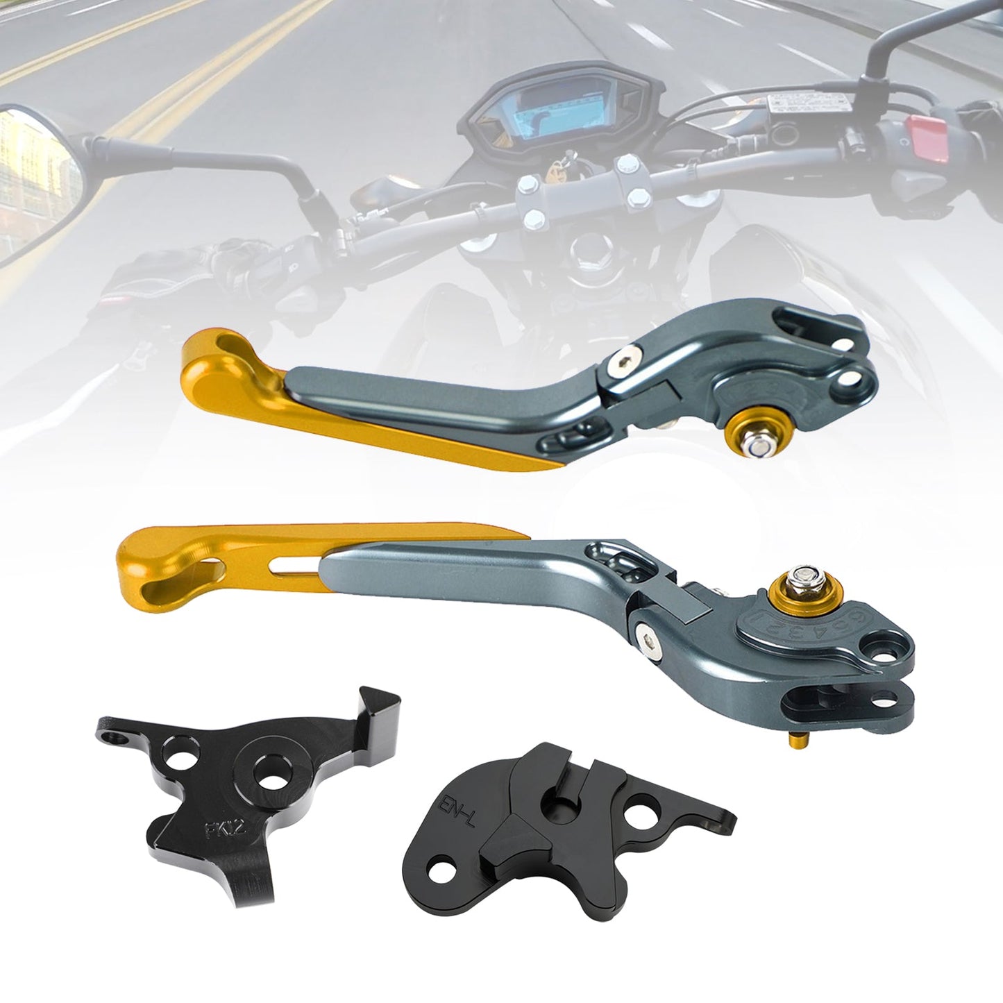 Leva freno frizione regolabile adatta per CFMOTO 250NK ABS 150NK 2019-2021