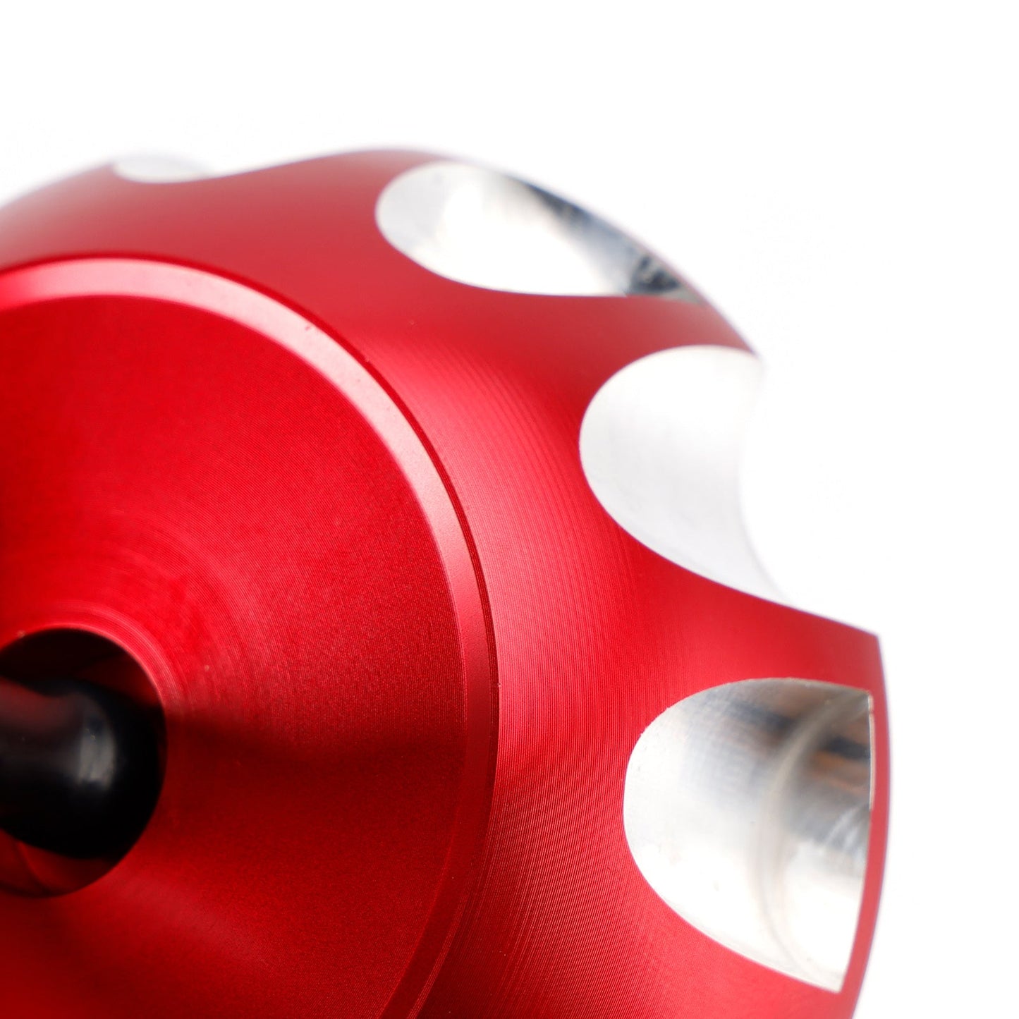 Tappo serbatoio carburante in alluminio con sfiato rosso per Yamaha Raptor YFM 250/350/660R YFZ450