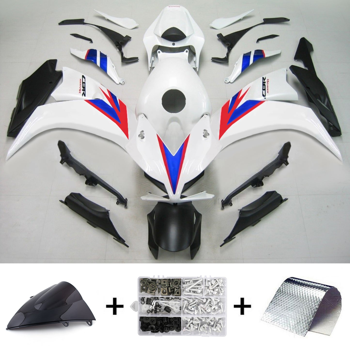 Kit carenatura Bodywork ABS di plastica per Honda CBR1000RR 2012-2016