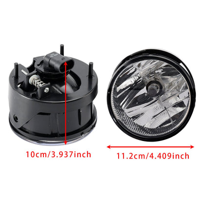 Coppia di fari fendinebbia anteriori con lampadine per Ford Expedition 2007-2014, lenti trasparenti