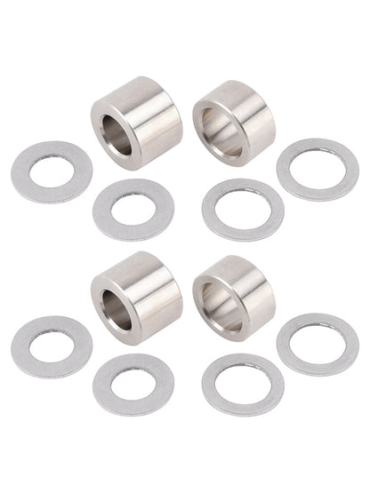 Confezione da 2 pezzi 1600036 Kit eliminatore tubo di bypass con shunt in alluminio e rondelle di tenuta