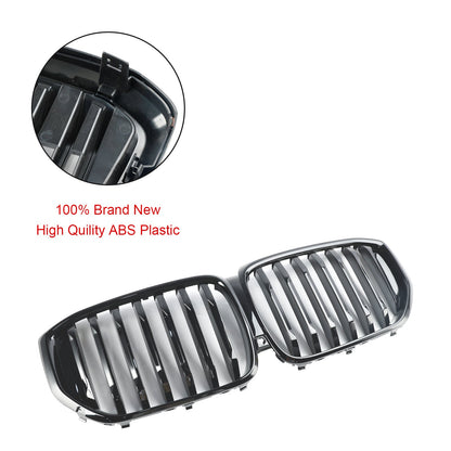 2024+ BMW G05 LCI X5 Griglia per paraurti anteriore nera lucida a linea singola